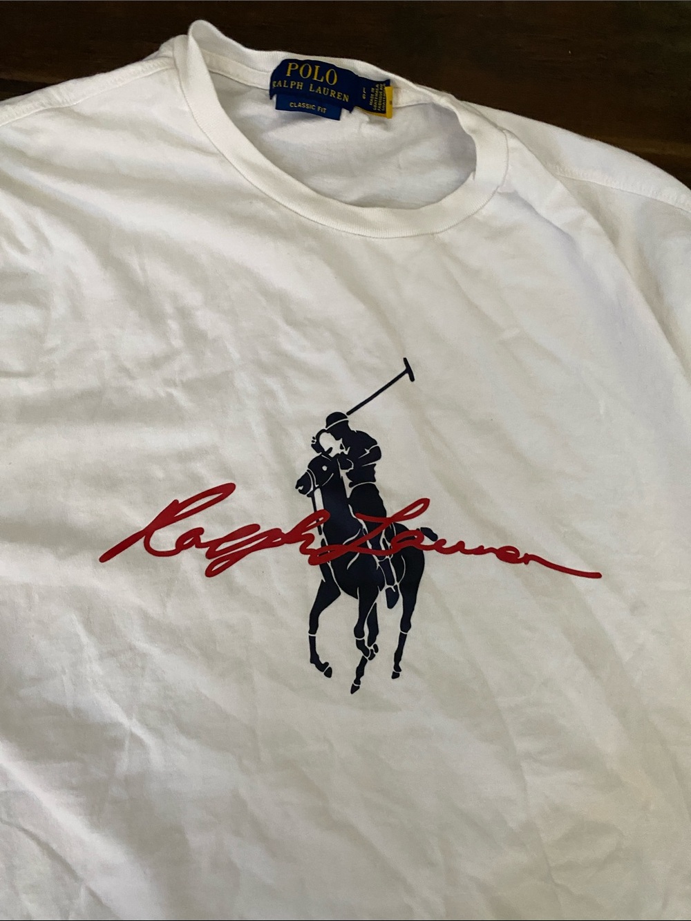 Polo Ralph Lauren 100% cotton short sleeve T shirt men’s L